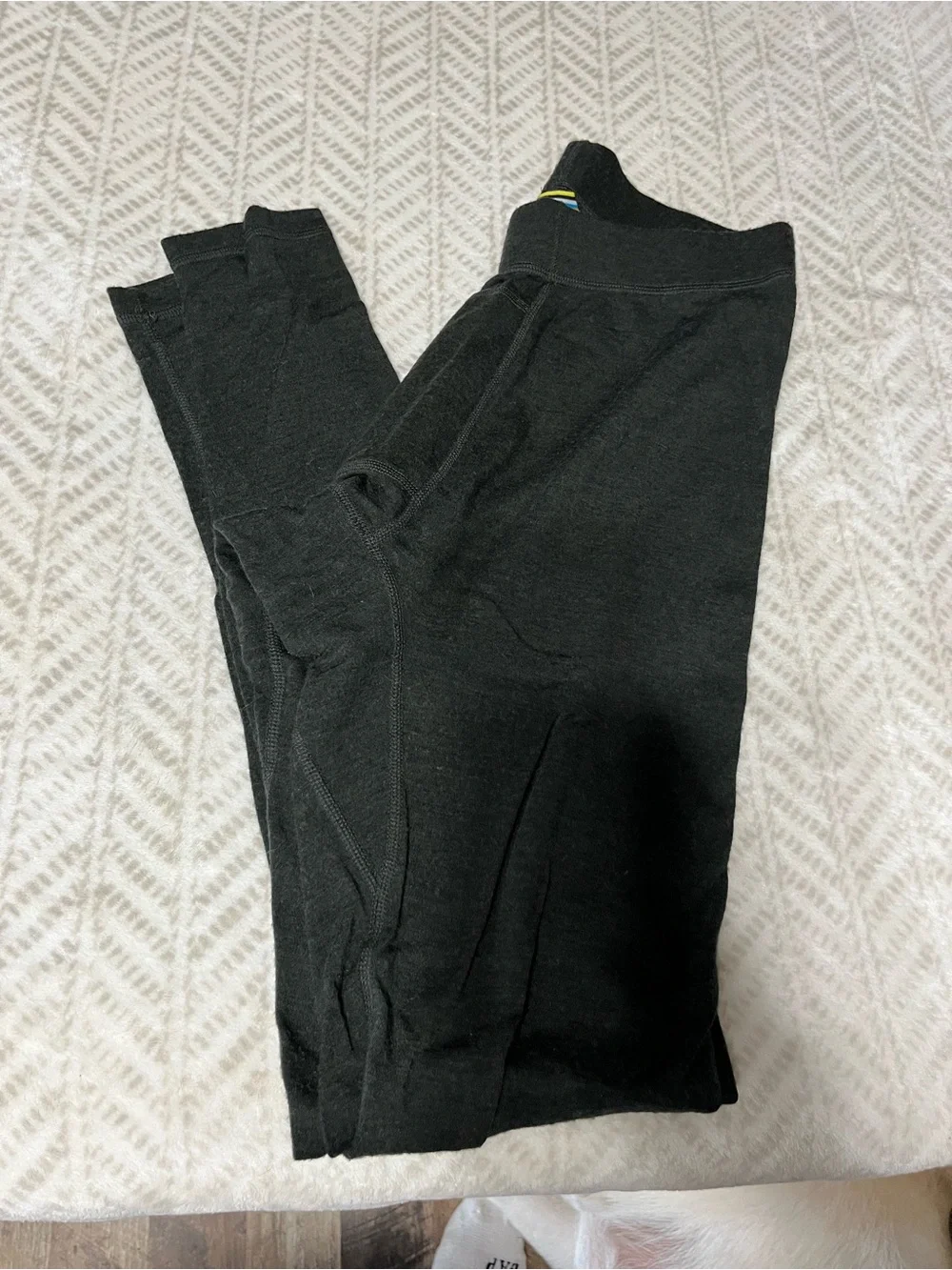 Smartwool Men’s Black Thermal Base Layer Leggings Medium